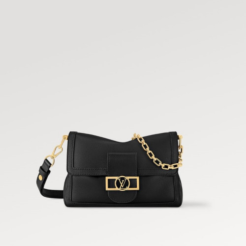 LOUIS VUITTON LV 도핀 소프트 MM - 블랙