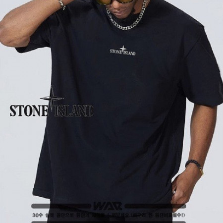 STONE ISLA*D   신문자 라이틴 문양 티셔츠