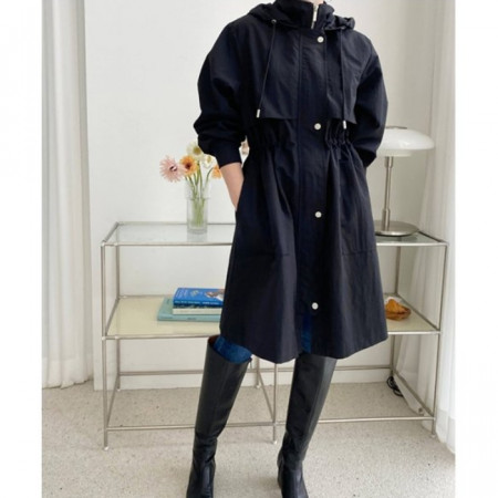 몽클*어   사파리 롱 후드 점퍼