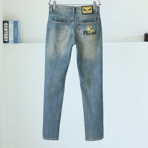 FEN*I    포켓몬 로고 워싱 데님진