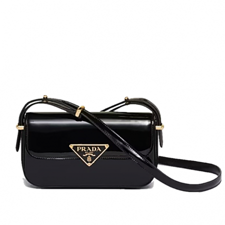 PRADA 플랩 페이던트 크로스 백 금장