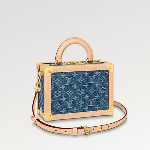LOUIS VUITTON 쁘띠뜨 발리즈 데님 블루