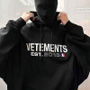 베*멍 VETEMENTS 이에스티 로고 후디