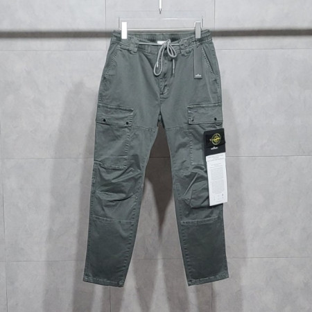 STONE ISLA*D   피그먼트 카고 일자 팬츠