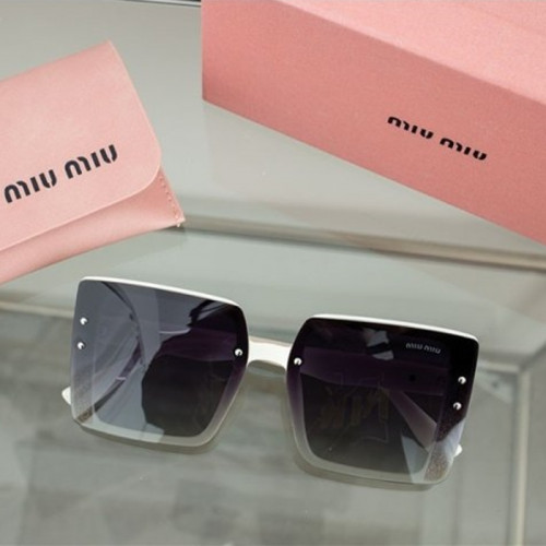 미우 MIUMIU 스퀘어 글림스 선글라스