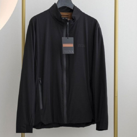 제*   백로고 나일론 하이넥 점퍼