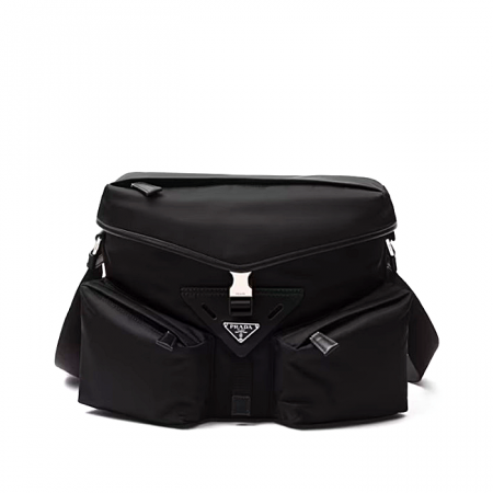 PRA*A  리나일론 투포켓 크로스백