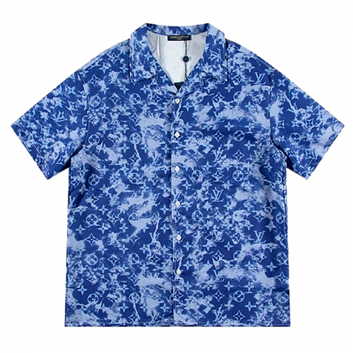 루이*통 LOUIS VUITTON 블루로고 셔츠