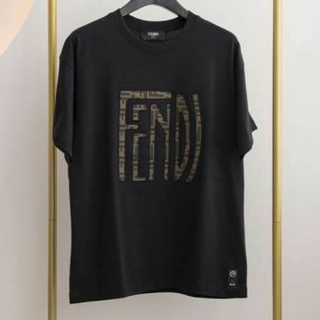 FEN*I   FF패턴 빅 로고 티셔츠