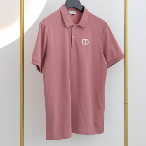 DI*R   CD 로고자수 PK 카라티셔츠