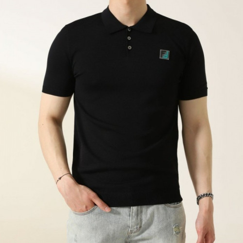 FEN*I   FF 반팔 니트 카라