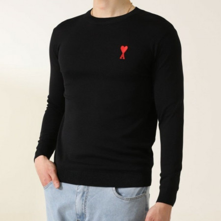 a*i   레드하트 여름 린넨 긴팔 니트