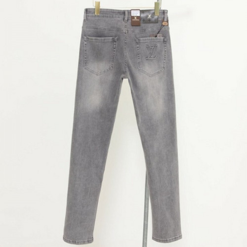 루이*통   LV 엠보로고 데님 진