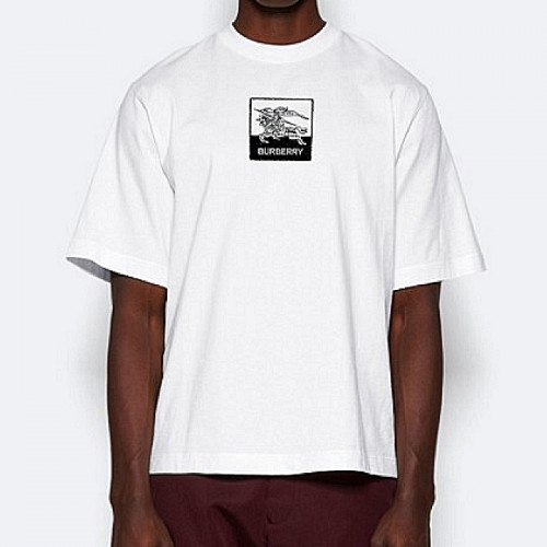 버*리 BURBERR 기마상 자수 루즈핏 티셔츠