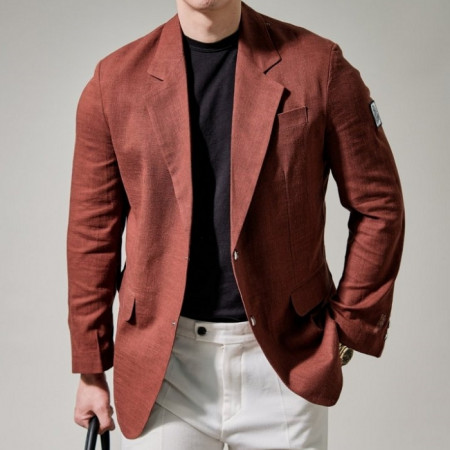 MONCL*R   감마블루 린넨자켓