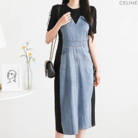 CELI*E   24SS  DENIM 원피스