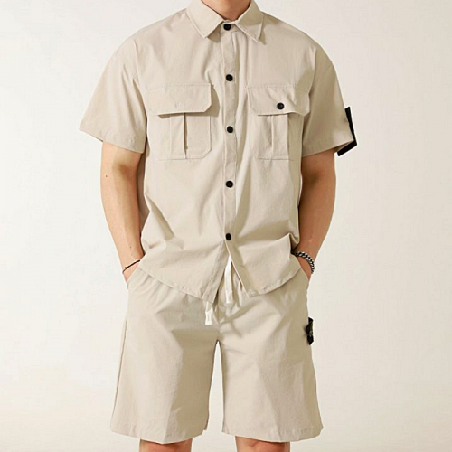 스톤아일*드 STONE ISLAND 셔츠 & 팬츠 SET