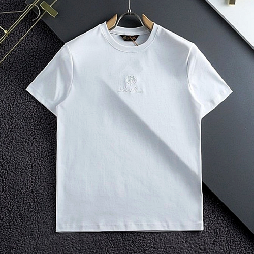 로로피*나 Loro Piana 시그니처 로고 반팔 라운드 티셔츠