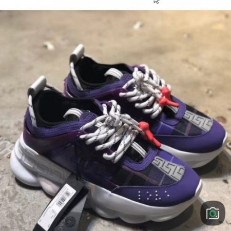 베르사체 체인 리액션 스니커즈 퍼플