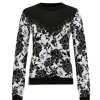 세인트 앤드*스   플라워 자카드 니트
