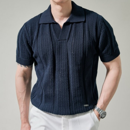 GUC*I   린넨 니트반팔