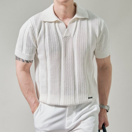 GUC*I   린넨 니트반팔