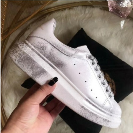 알렉산더맥퀸 글리터 스니커즈 실버