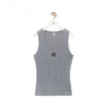 LOEWE 애너그램 탱크 탑 - 코튼 그레이