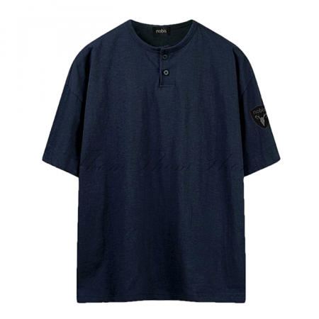 노*스   슬라브 오버핏 헨리넥 반팔