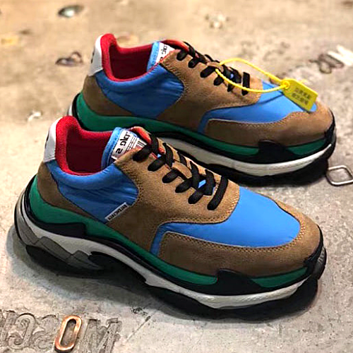 발렌시*가 BALENCIAGA 트리플-S 그린