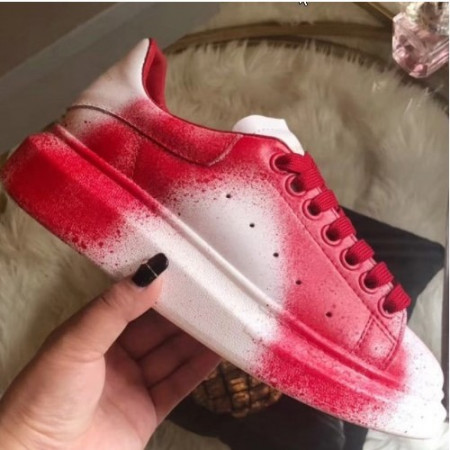 알렉산더맥퀸 글리터 스니커즈 레드