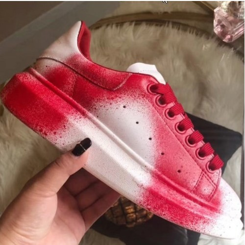 알렉산더맥퀸 글리터 스니커즈 레드