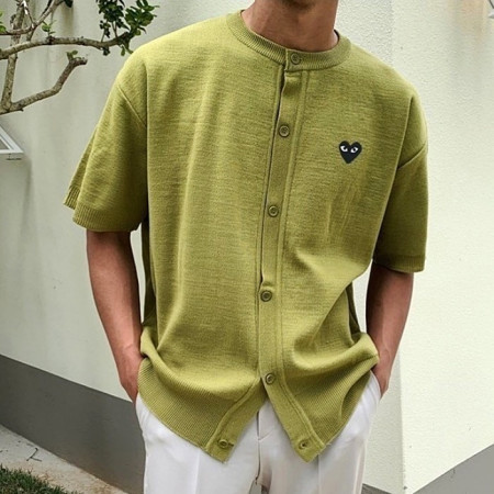 꼼데가*송   CD 플랫 하프 가디건