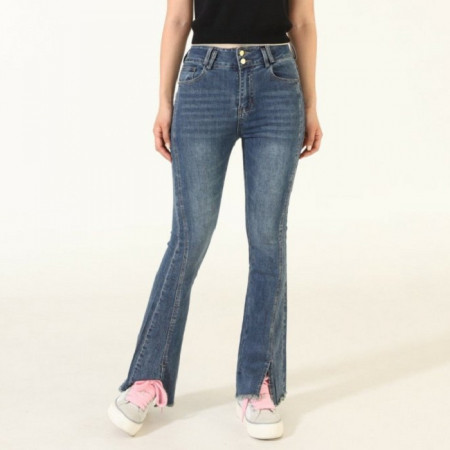 CELI*E   투버튼 부츠컷 트임 진