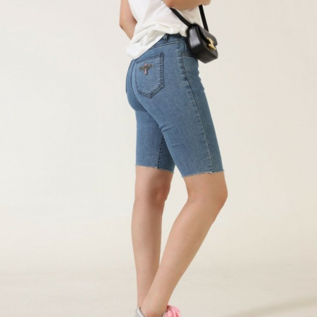 톰브*운   디스트로이드 5부 슬림팬츠