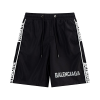 BALENCIAGA 배색로고 쇼츠팬츠