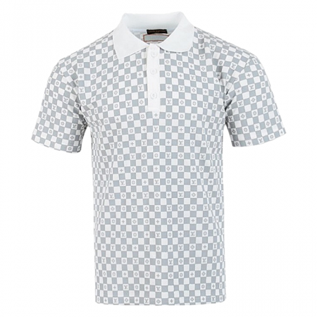 LOUIS VUITTON 다미 전판 나염 카라 티셔츠