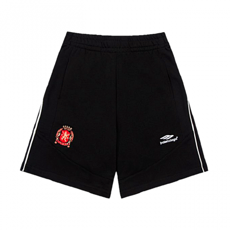 발렌시*가 BALENCIAGA 사커패널드 스웻쇼츠