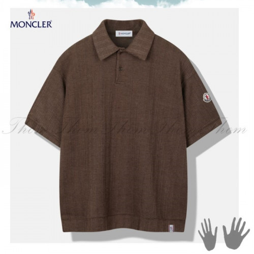 몽클*어   헤어사 오버핏 카라 니트