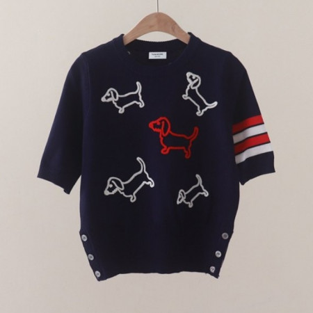 THOM BROW*E   24SS 4바 멀티컬러도그 니트