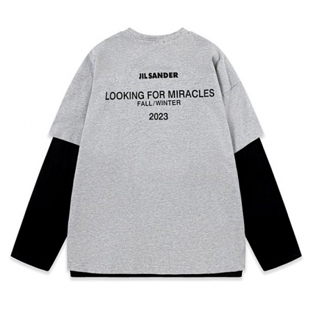 질샌더 JIL SANDER 미라클로고 레이어 롱슬리브