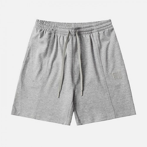 미우 MIUMIU 아이코닉 로고드 스웻쇼츠