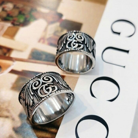 GUC*I   가든 와이드 스틸 반지 (커플링 가능)