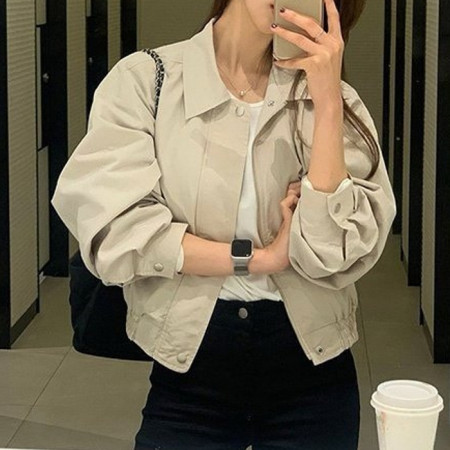 CELI*E   베이직 카라 블루종