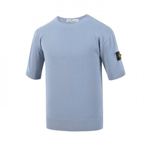 STONE ISLA*D   10컬러  린넨 하프 라운드넥