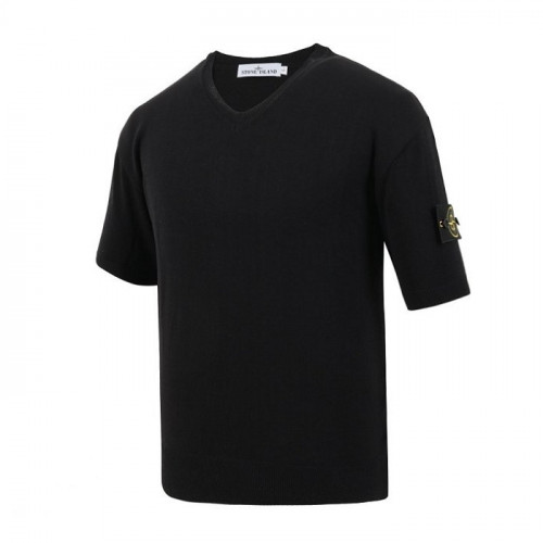 STONE ISLA*D   10컬러  린넨 하프 V넥