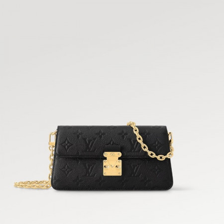 LOUIS VUITTON 월릿 온 체인 메티스 - 블랙