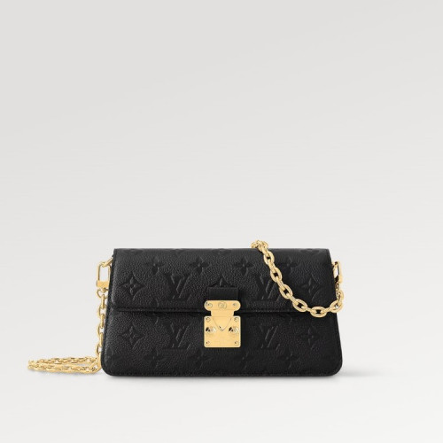 LOUIS VUITTON 월릿 온 체인 메티스 - 블랙