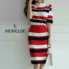 몽클*어   단가라 치마 세트