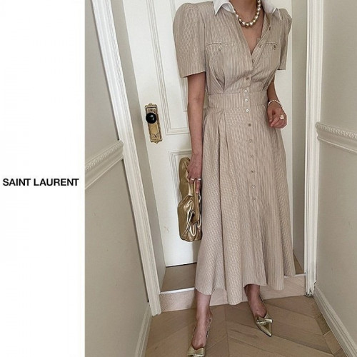 세인트*랑   플레인 카라원피스